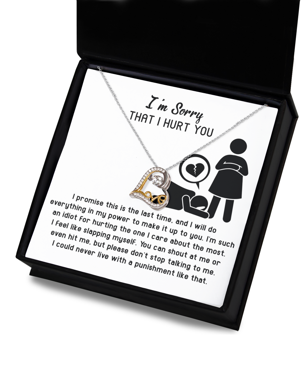 I'm Sorry That I Hurt You - Make It Up To You - Don't Stop Talking To Me - Love Dancing Necklace LD, APZ0000071LD