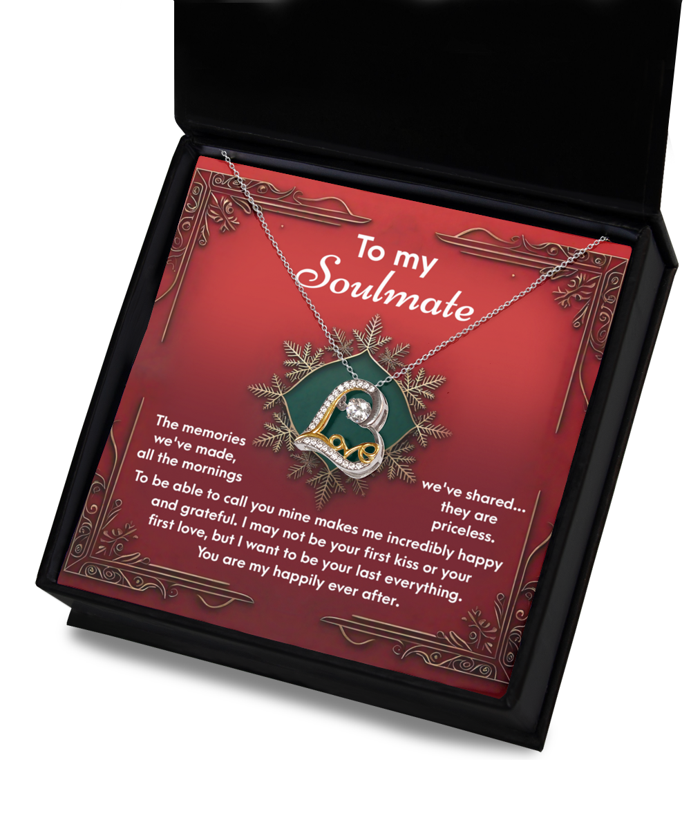 My Soulmate - The Memories We've Made - They Are Priceless - Call You Mine Makes Me Incredibly Happy - Be Your Everything - My Happily Ever After - Love Dancing Necklace LD, WIF0000026LD